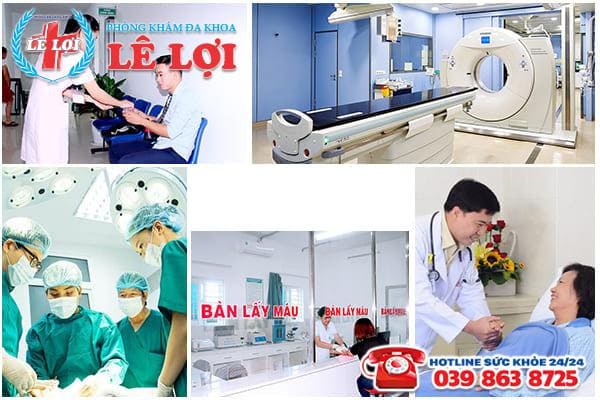 Cơ sở vật chất của Phòng khám Đa khoa Lê Lợi