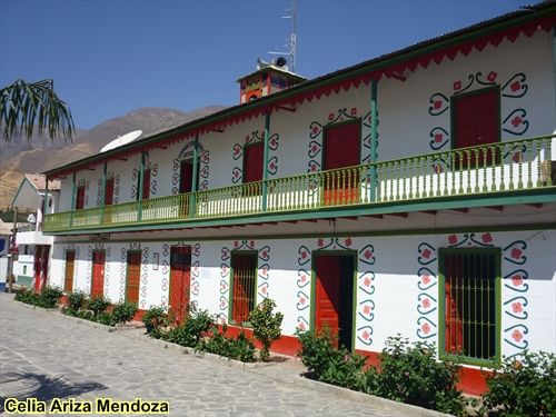 Casa pintada de Antioquia 