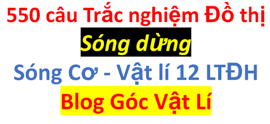 Trích 550 Câu Đồ Thị Giải Có Lời Chi Tiết Sóng Cơ Dạng 2 Sóng Dừng Blog Góc Vật Lí