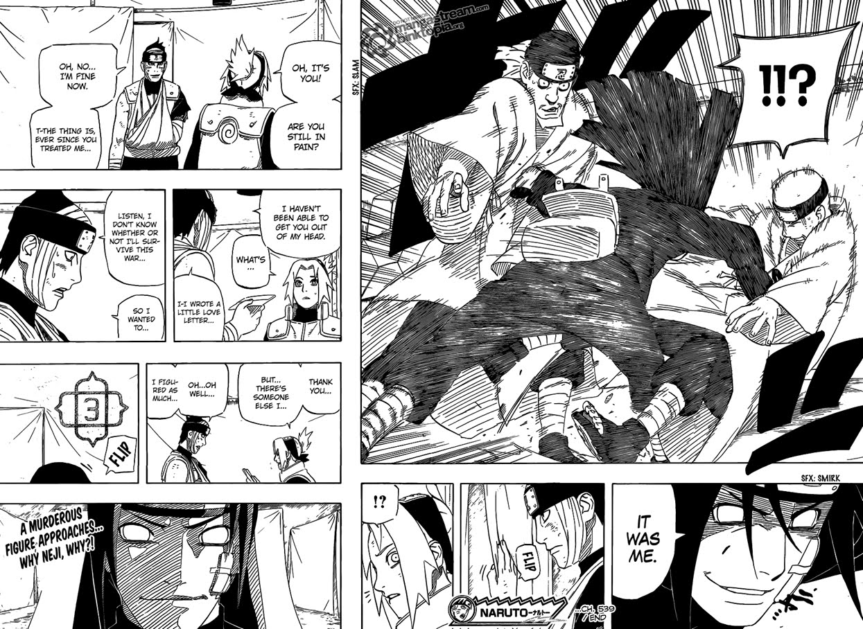 Naruto Shippuden Manga Chapter 539 - Image 16-17
