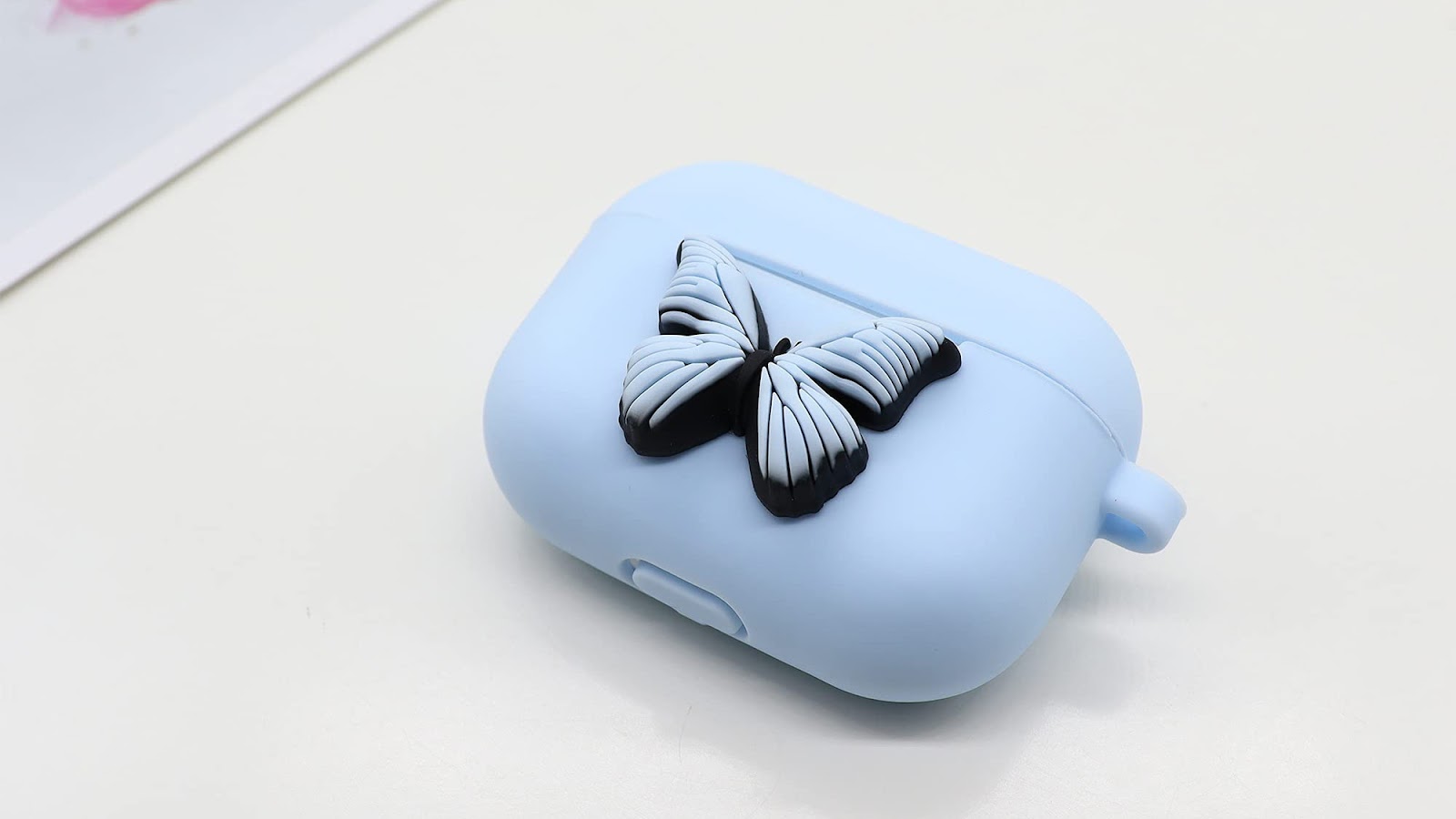 unique pvc promo gifts soft silicone case cover printing butterfly