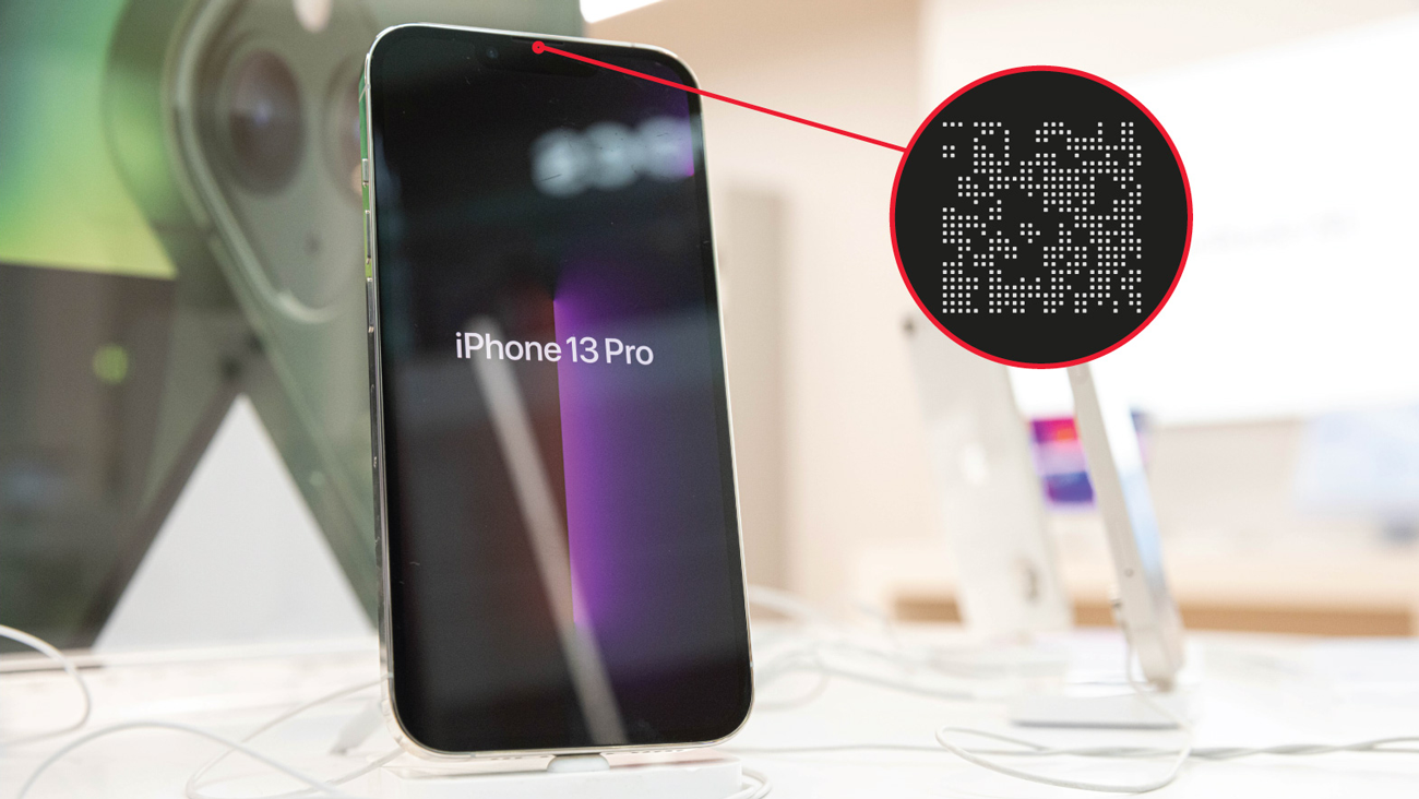 Apple put hidden QR codes on your iPhone screens.