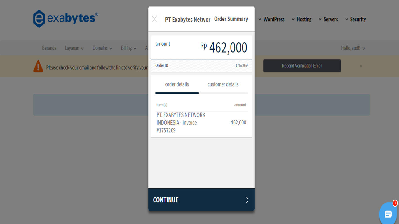 7 Langkah Mudah Order Layanan VPS Exabytes - 2024