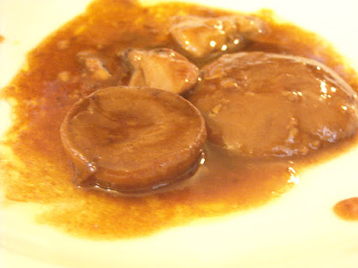 boletus bayo con foie