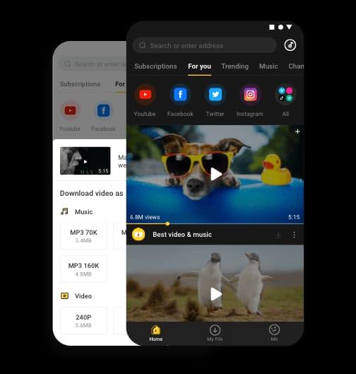 Conheça o Snaptube, um app especializado em converter e baixar vídeos de  vários web-sites, como Face, Insta e .