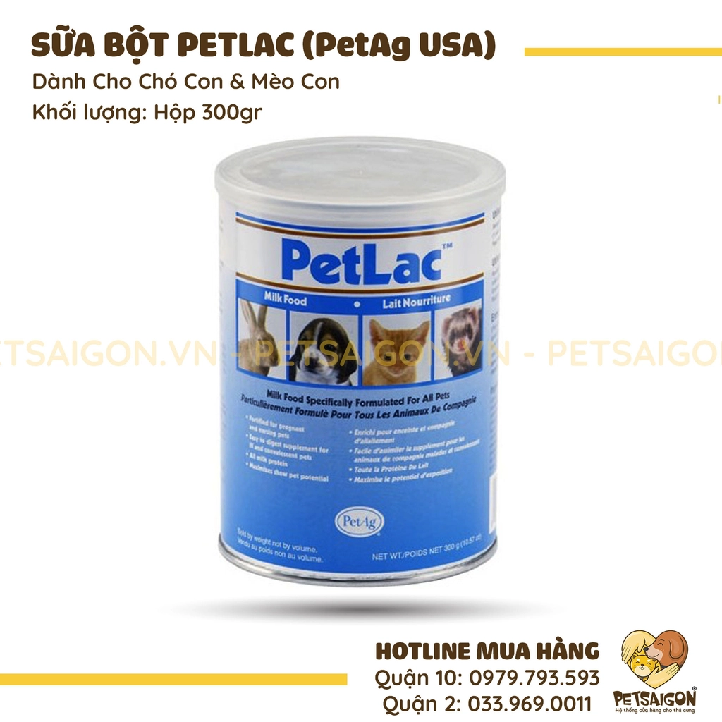 Sữa bột Petlac (PetAg USA) - Petsaigon