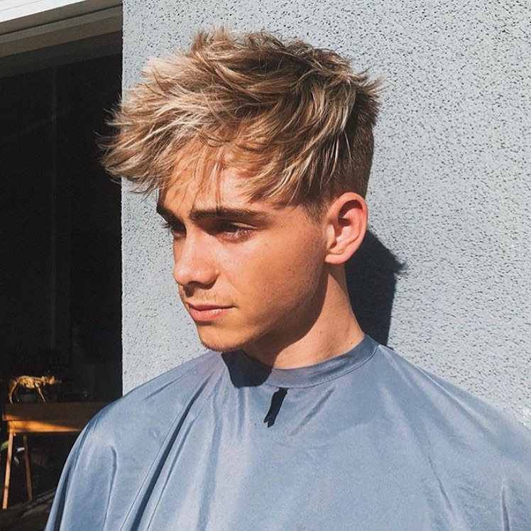 Trendy Hairstyles for Men with Blonde Hair Color - Fashionably Male