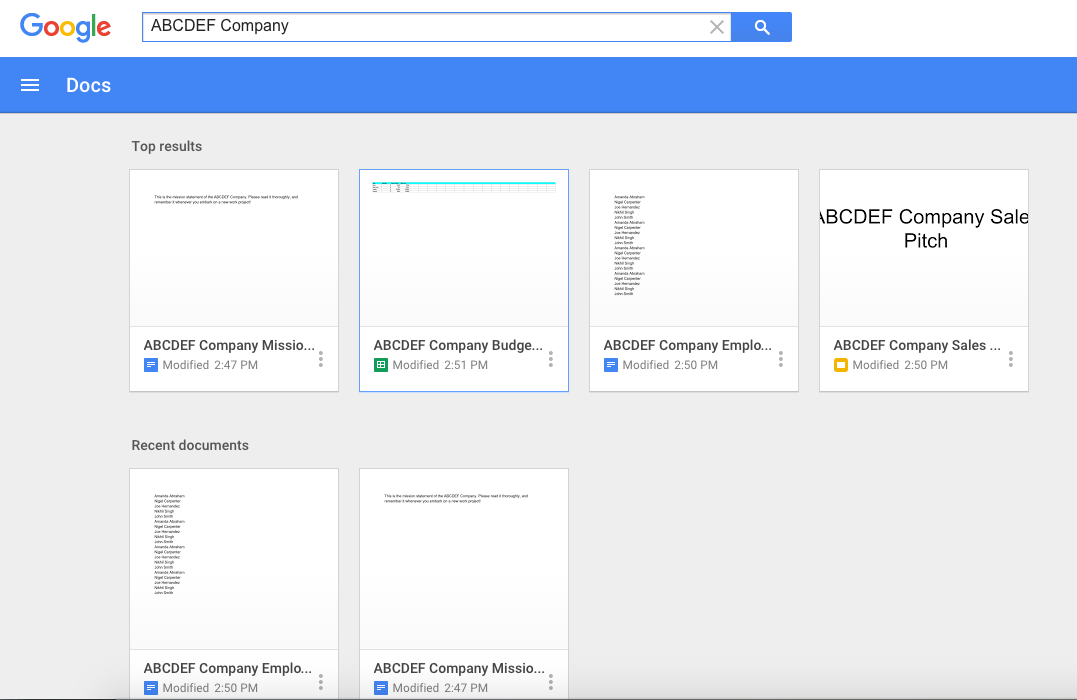 Google Apps updated with Docs Search, Admin Console Notification