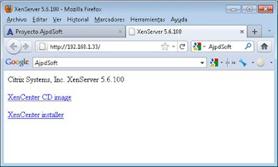 Instalar Citrix XenCenter para administrar servidores Citrix XenServer en un equipo con Windows 7