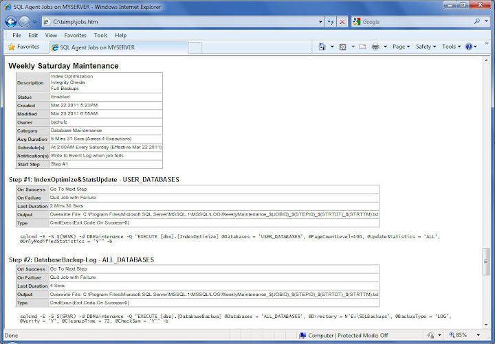 Documentation Sample in Browser