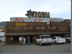 Town Cafe in Gardiner, MT - Bar tender was former Marine Town Cafe in Gardiner, MT - Bar tender was former Marine