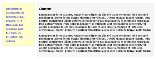 Flexible 2 column CSS layout - after zoom in the web browser