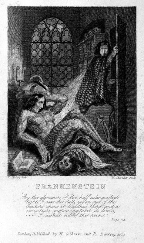 victor frankenstein creature theodor holst