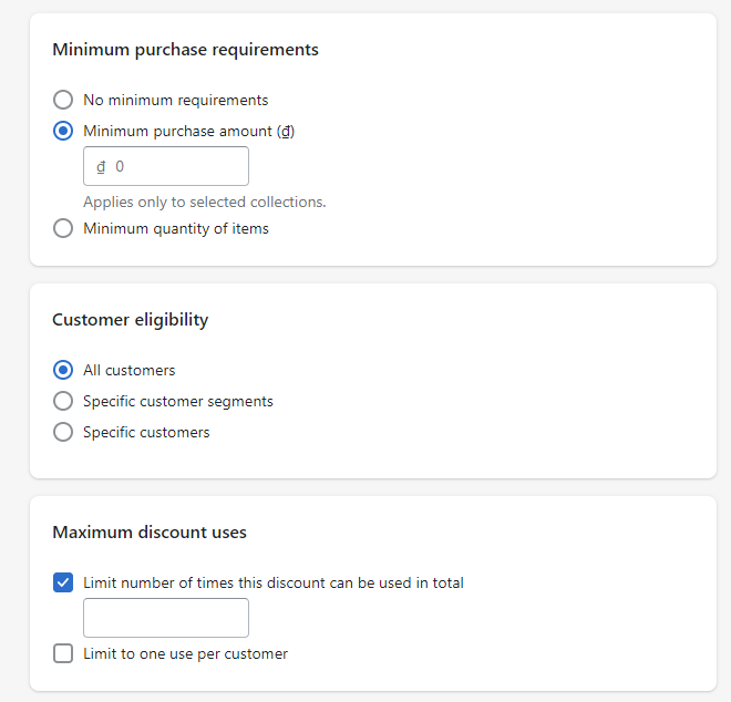 Maximum discount uses - DSers