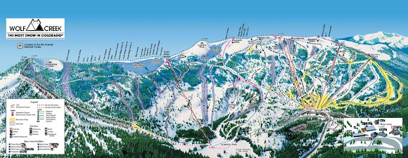 Wolf Creek Ski Area Trail Map - Image by: Wolf Creek Ski Area
