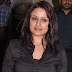 Sonia Agarwal Hot In Black at Vaanam Audio Launch