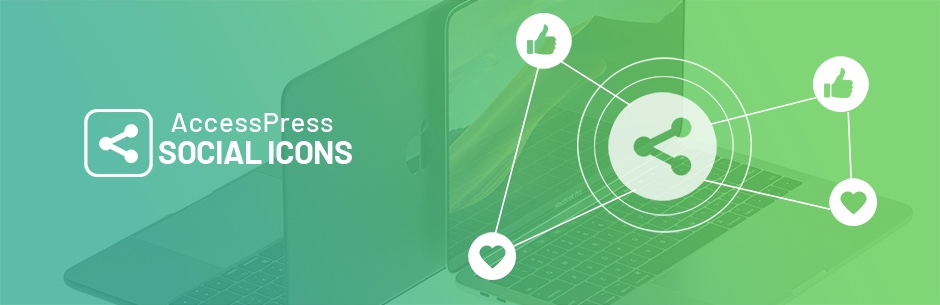 Plugin de ícones sociais do AccessPress