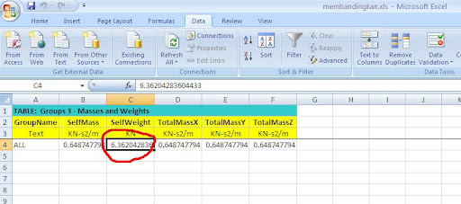 Membandingkan Perhitungan Berat Struktur Secara Manual Dengan SAP2000 atau ETABS