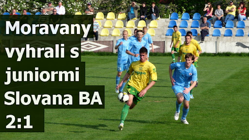 Moravany vyhrali s juniorrmi Slovana BA 2:1