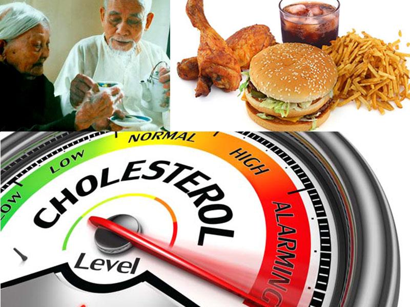 Nguyên nhân gây xơ vữa động mạch là do hàm lượng cholesterol trong cơ thể tăng cao. 