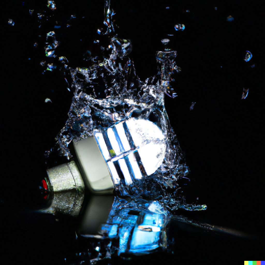 Waterproof LED Light - by DALL-E 2