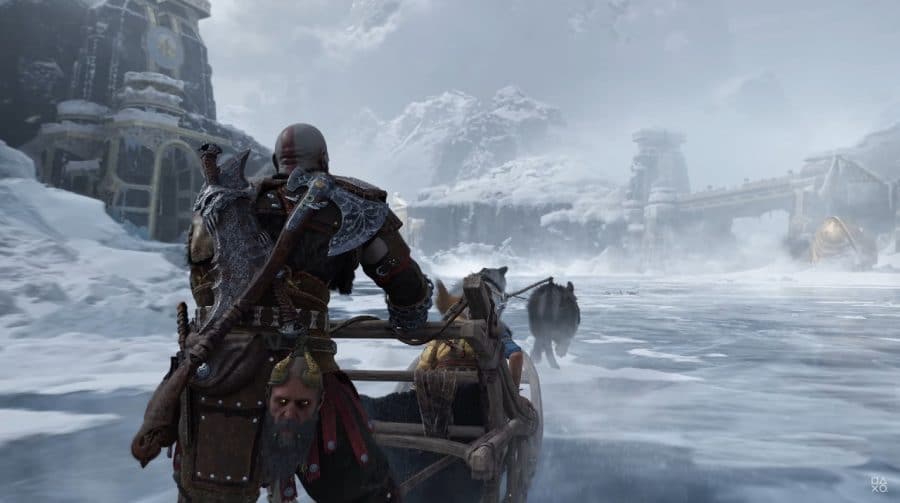 Os cenários de God of War Ragnarok serão dominados pela neve do Fimbulwinter