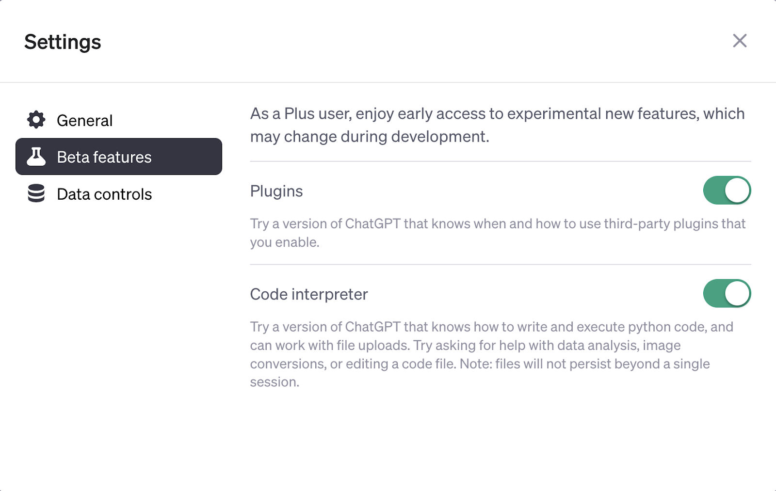 Installer le plugin Code Interpreter de Chat GPT