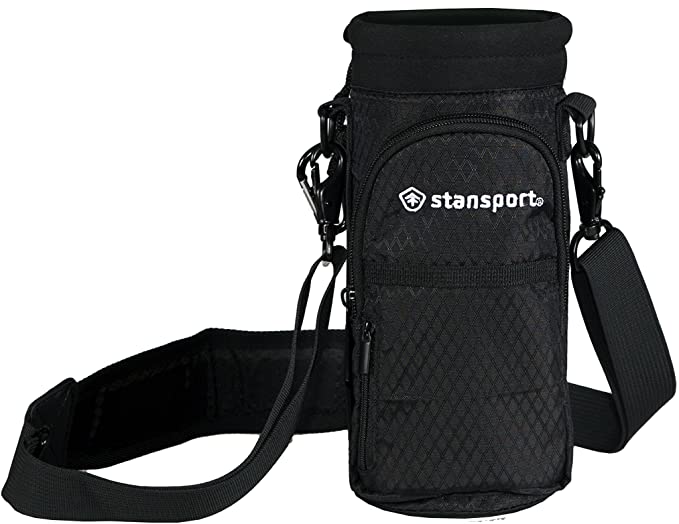 Stansport 1008-20-STA 1008-20 Bottle Carrier - Holdsup to Bottles, 40 oz,Black