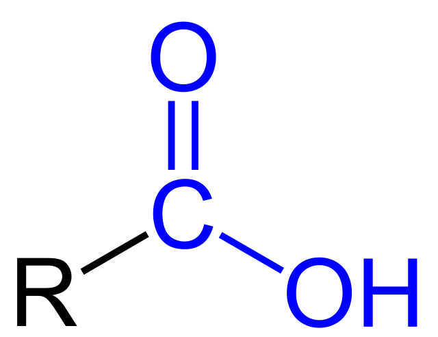 estrutura geral de um ácido carboxílico