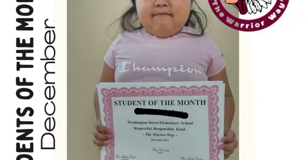 Students of the Month: December