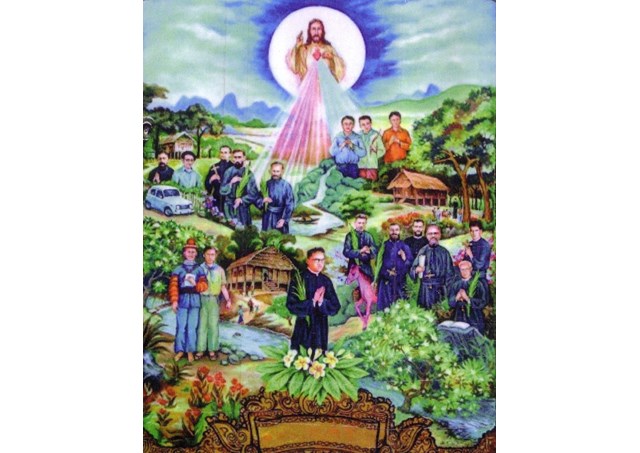 Joseph Tien and his 16 companions‎ who were martyred in Laos - RV