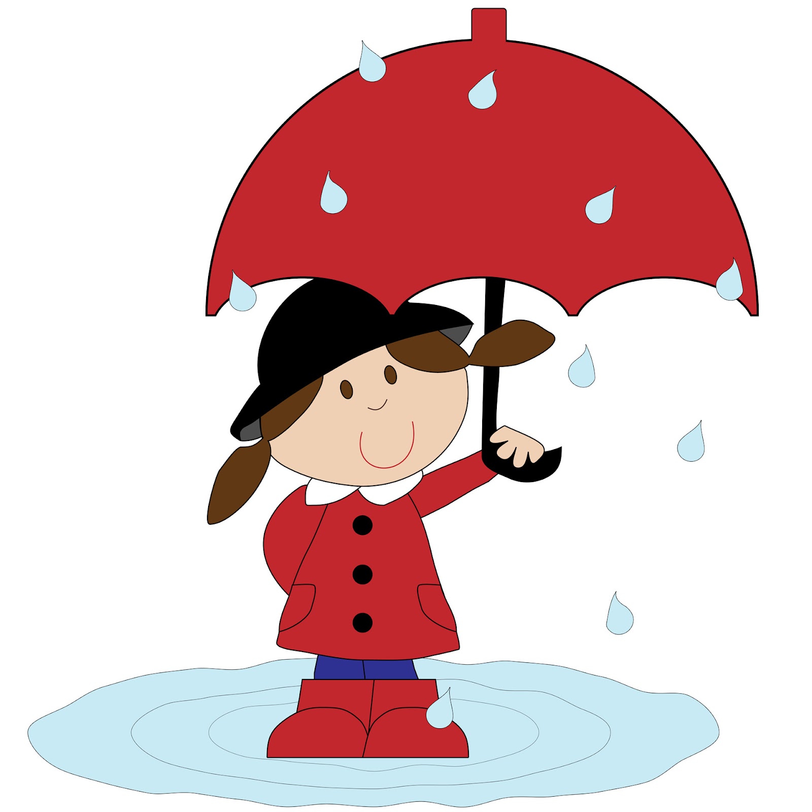 Girl With Umbrella Free Stock Photo - Public Domain Pictures