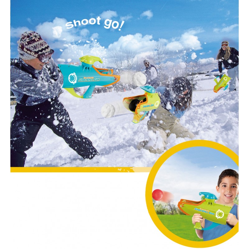 рекламна брошура на деца които си играят с детски оръжия 