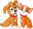 Image result for cats and dogs cartoon