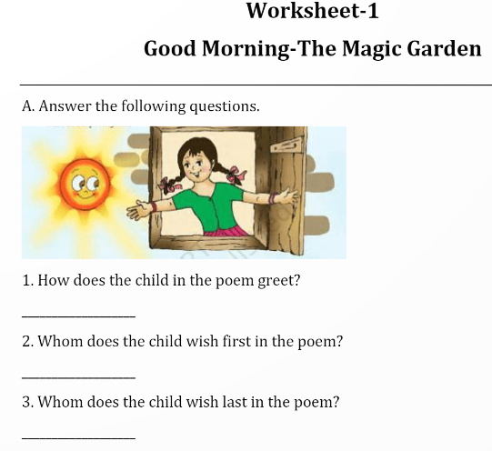 English Worksheet for Class 3, English Worksheet for Class 3 PDF, English Worksheet for Class 3 PDF Download