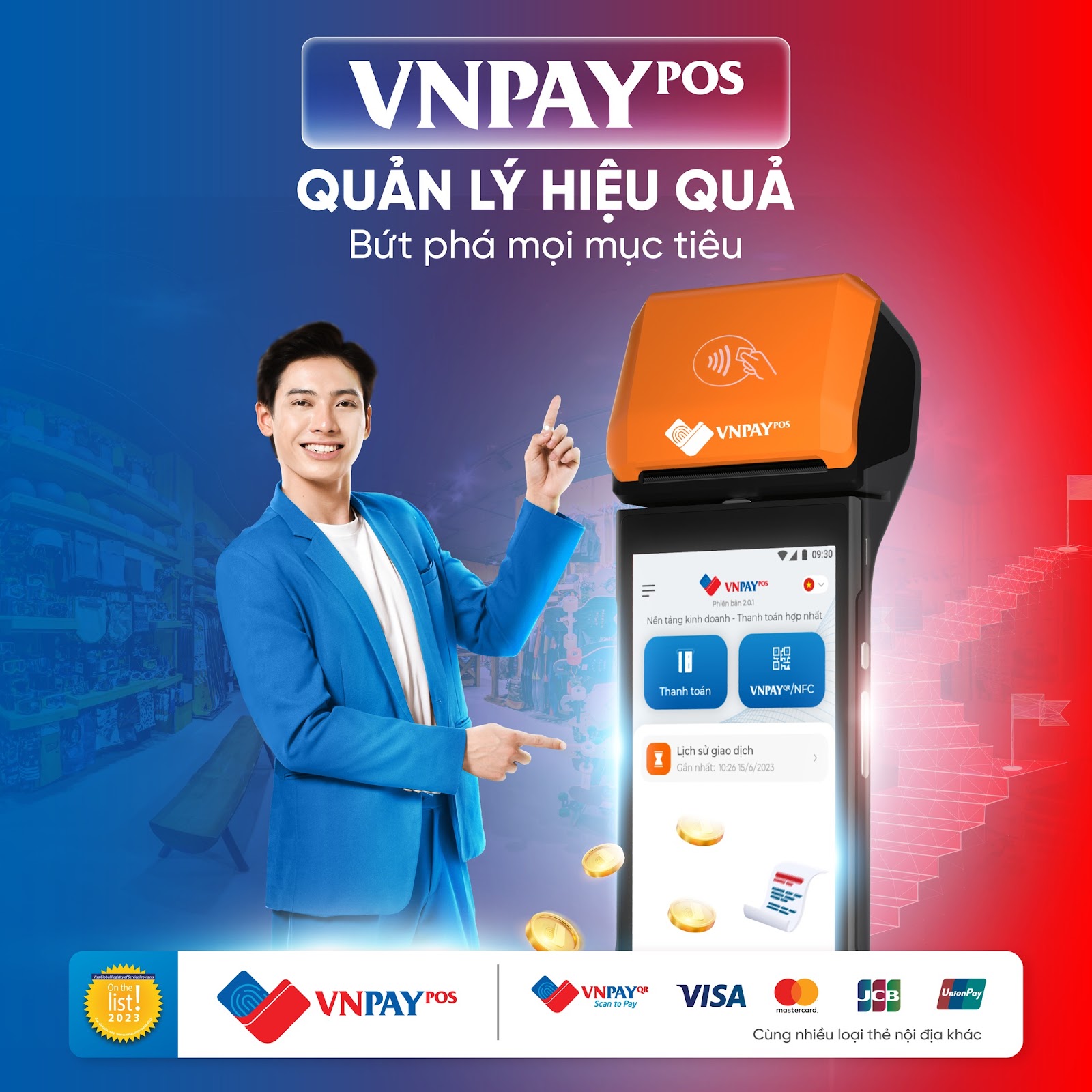 VNPAY-POS nâng cao chất lượng dịch vụ