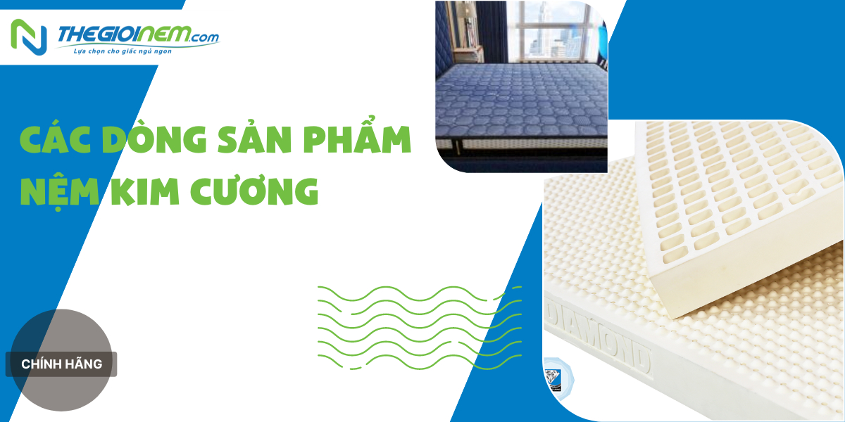 Đại lý nệm Kim Cương chính hãng tại Bến Lức, Long An