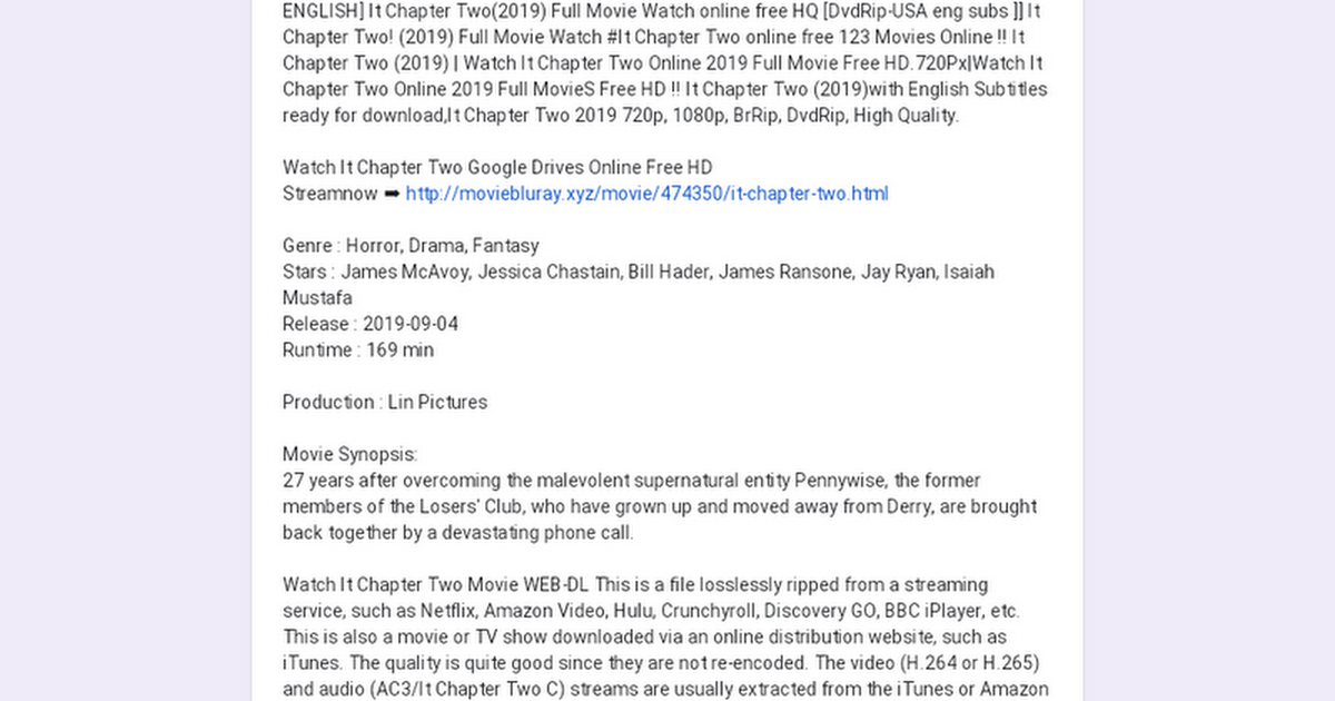 Google Docs It Chapter 2 2019 Google Drive