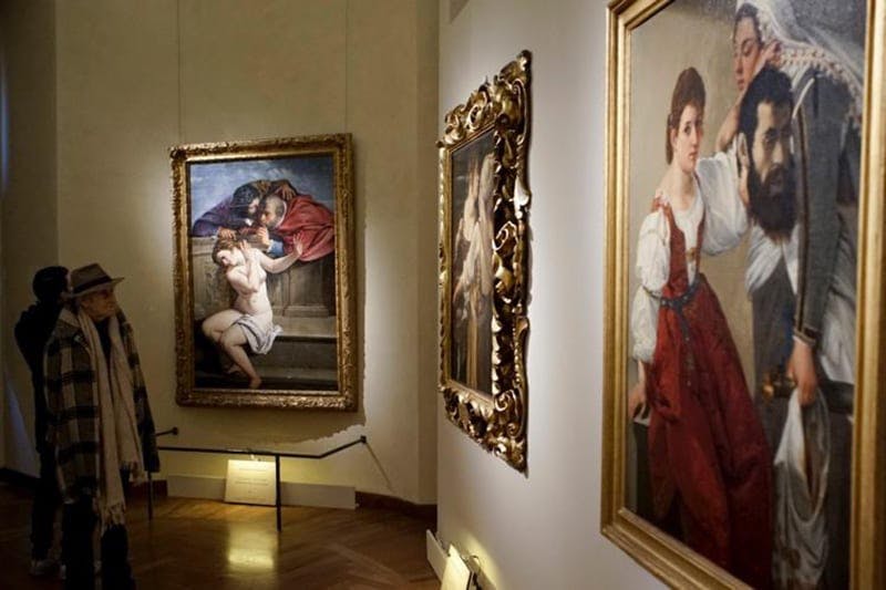 Gentileschi on display at the Rome Braschi Palace museum, courtesy of Andrew Medichini from the Chicago Sun Times
