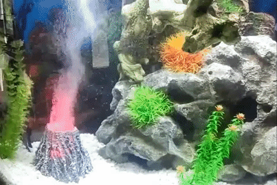 LED Aquarium Volcano