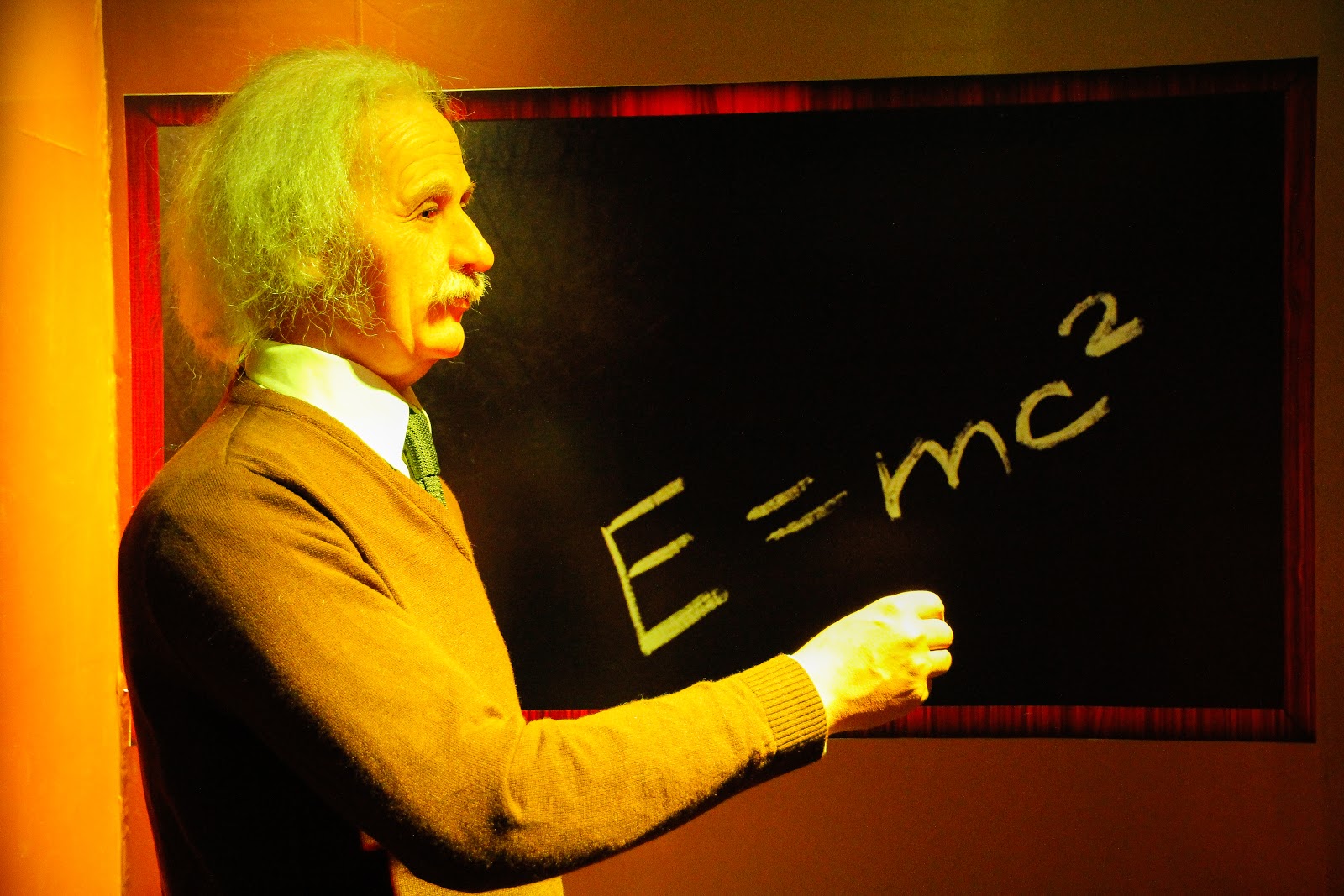 Boneco de cera do Albert Einstein