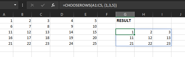 How to Extract Specific Rows from a Large Array in Excel