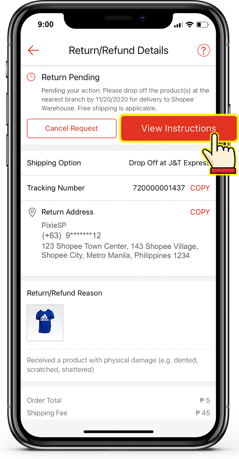 Buyer How To Return Your Order Via J T Express