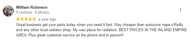 Infiniti Radiator Review