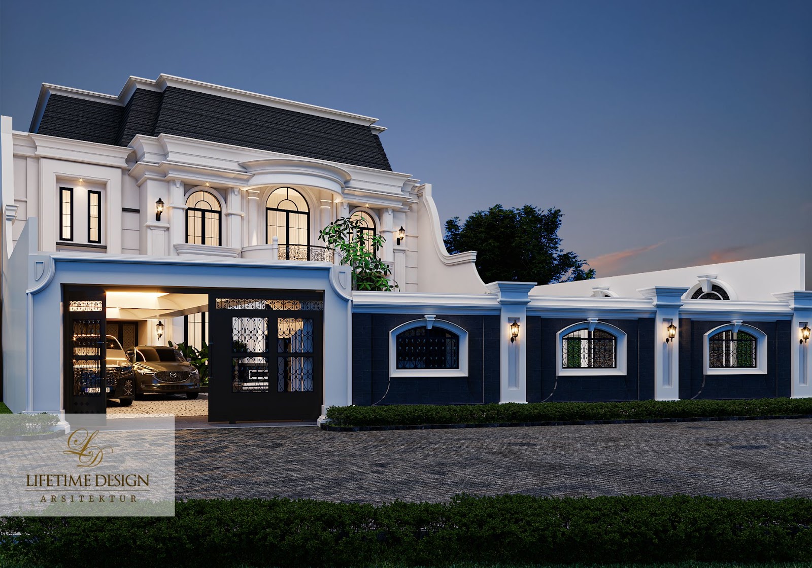 Desain Rumah Mewah 2 Lantai, Auto Jadi Sultan! - Lifetime Design