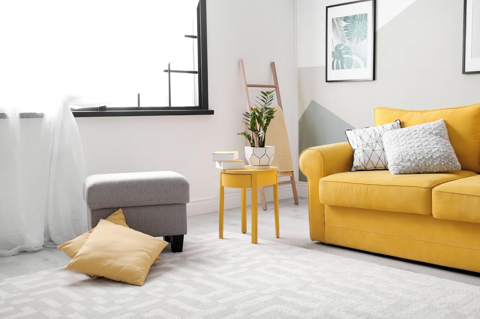 10 Ideas For A Mustard Yellow Sofa