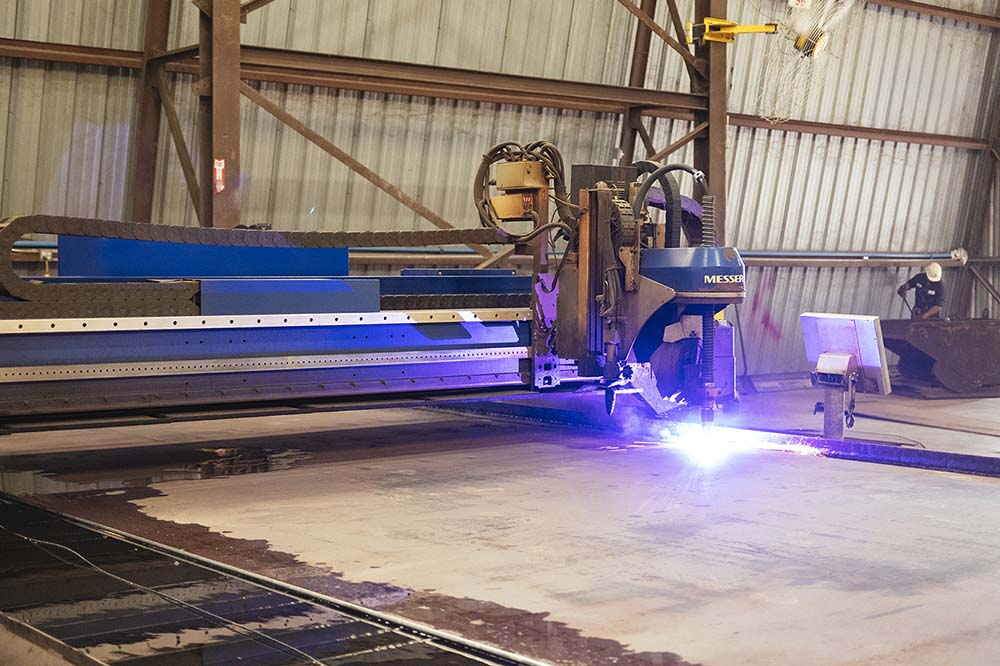 Cắt CNC thép tấm theo phương pháp Plasma