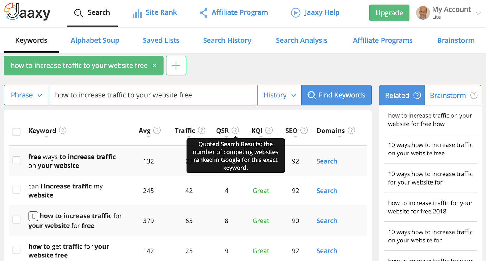 How to Find the Best Keywords for SEO to Rank on Google - Jaaxy