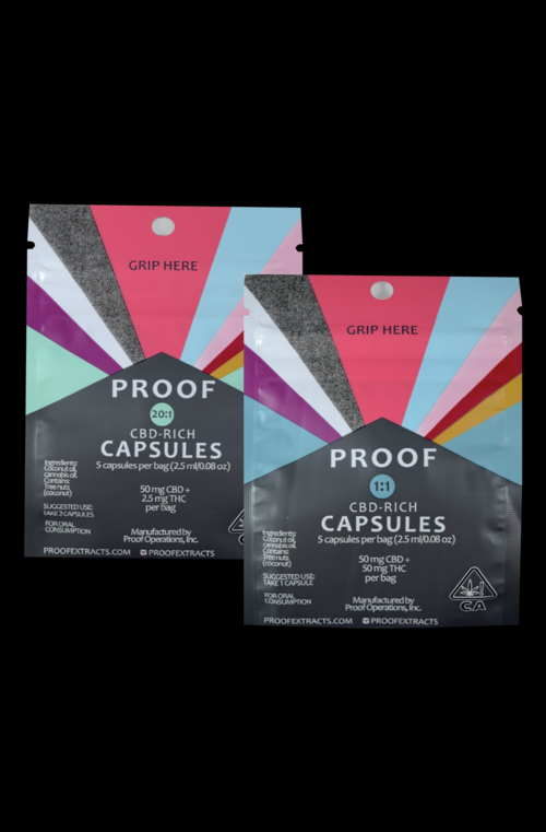 Proof Extract Capsules, CBD Rich