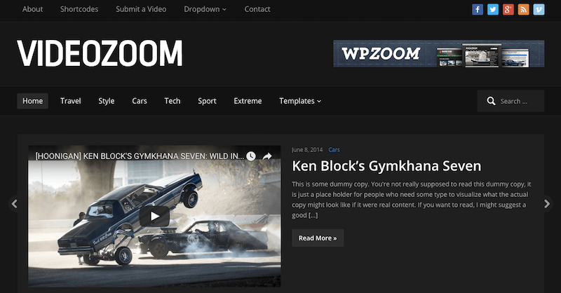 Tema VideoZoom